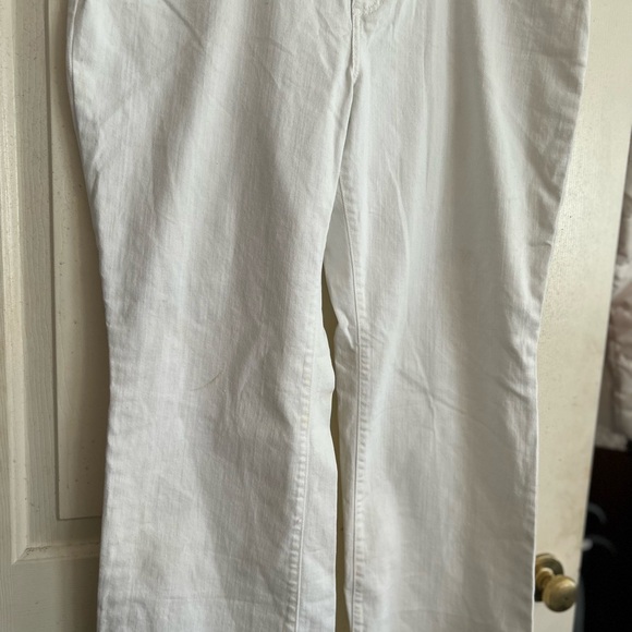 Eddie Bauer SZ 16 White Wide Leg jeans - Picture 6 of 7